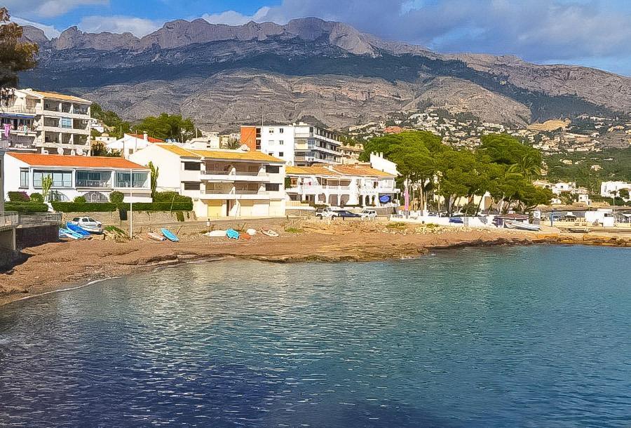 Apartamento Primera Linea Con Acceso Privado A La Playa Altea Bagian luar foto